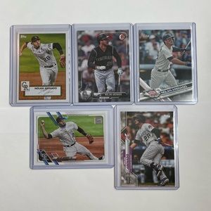 Lot of 5 Nolan Arenado Colorado Rockies Topps MLB Baseball Cards